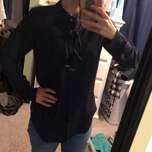 Navy blue blouse